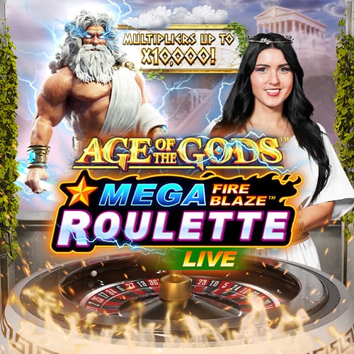 Mega Fire Blaze Age of the Gods Roulette Live game icon